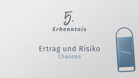 5. Erkenntnis von fynup: Risiko Teil 3 Chancen