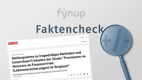 fynup Faktencheck WKO Stellungnahme