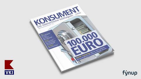 VKI Konsument Cover 100 000 Euro gross
