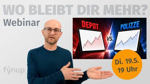 Wo bleibt dir mehr: Depot oder Polizze?