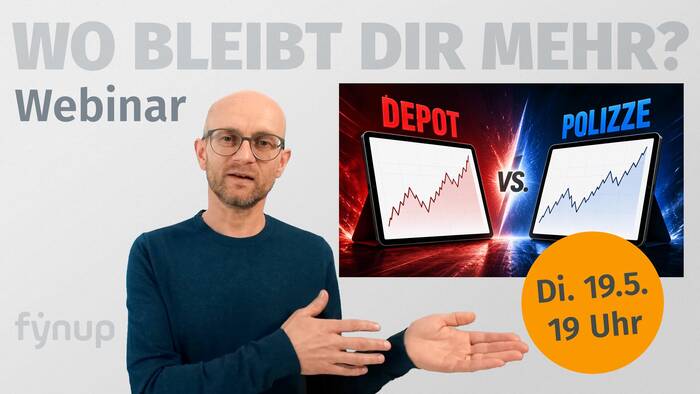 Wo bleibt dir mehr: Depot oder Polizze?